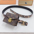 Lv Metis Belt Bag 30 Camo Pattern Brown Monogram