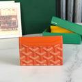 Goya Saint-Sulpice Card Wallet 11cm Orange Canvas