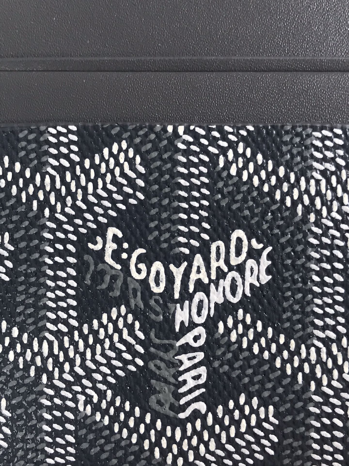 Goya Saint-Sulpice Card Wallet 11cm Grey Canvas