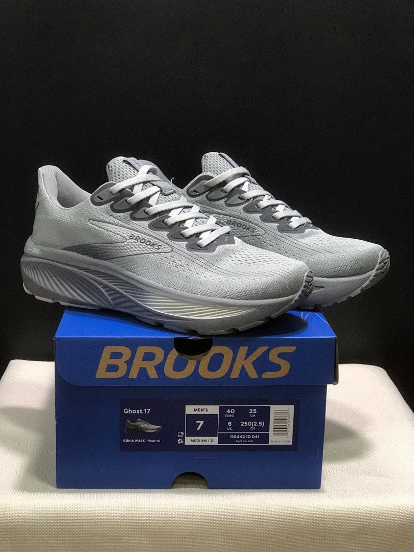 Brooks Ghost 17 Neutral Road Running Shoes All Grey