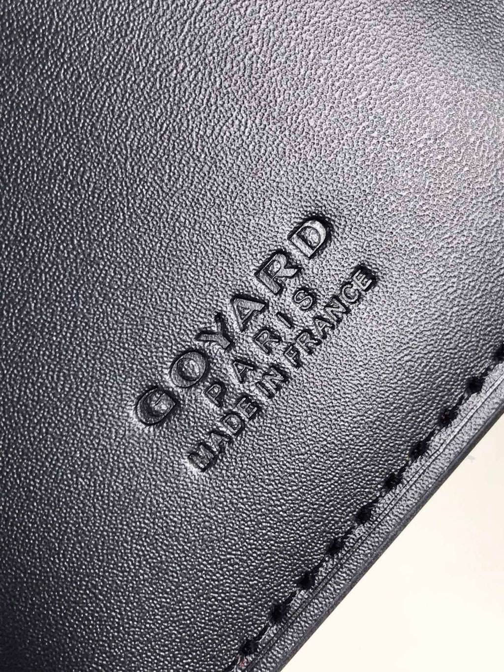 Goyard Saint-Pierre Card Wallet 11cm Black Canvas