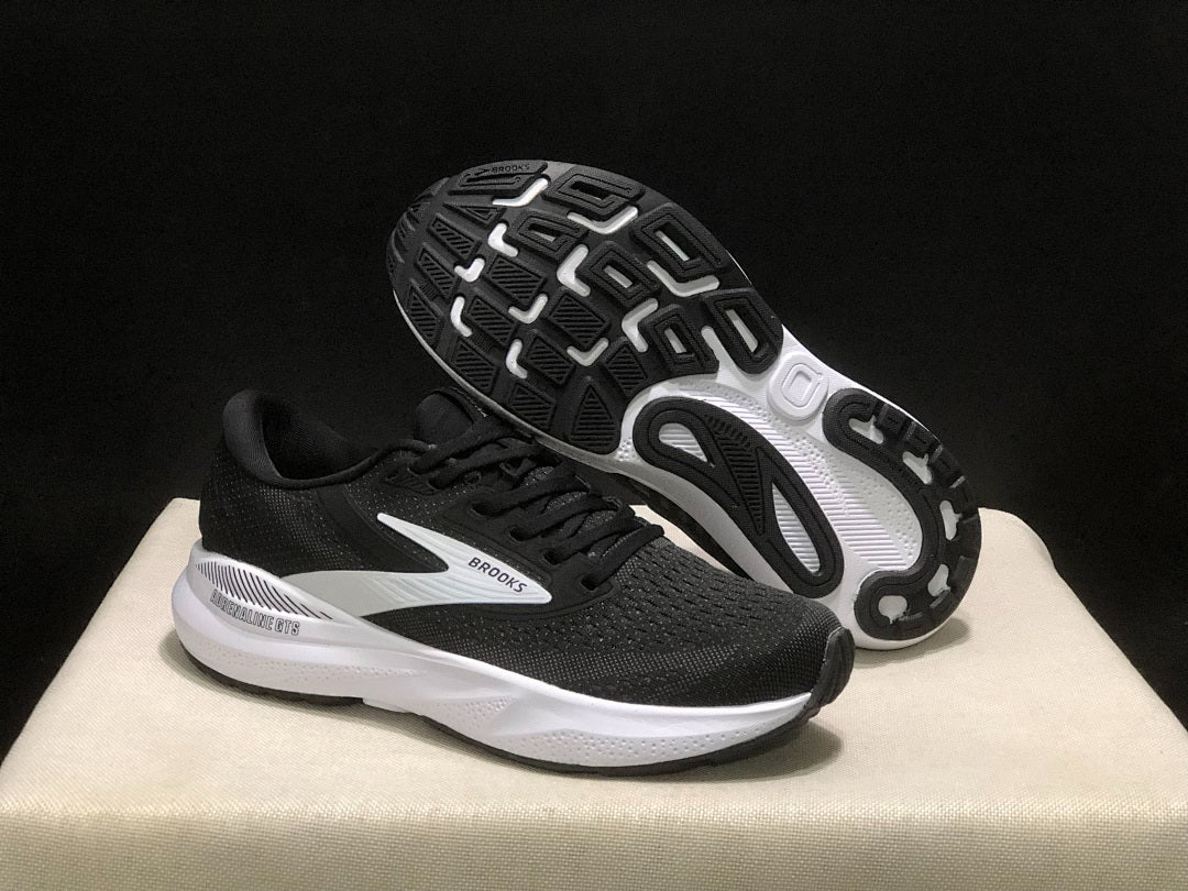 Brooks Adrenaline GTS 24 Support Road Running Shoes Black White
