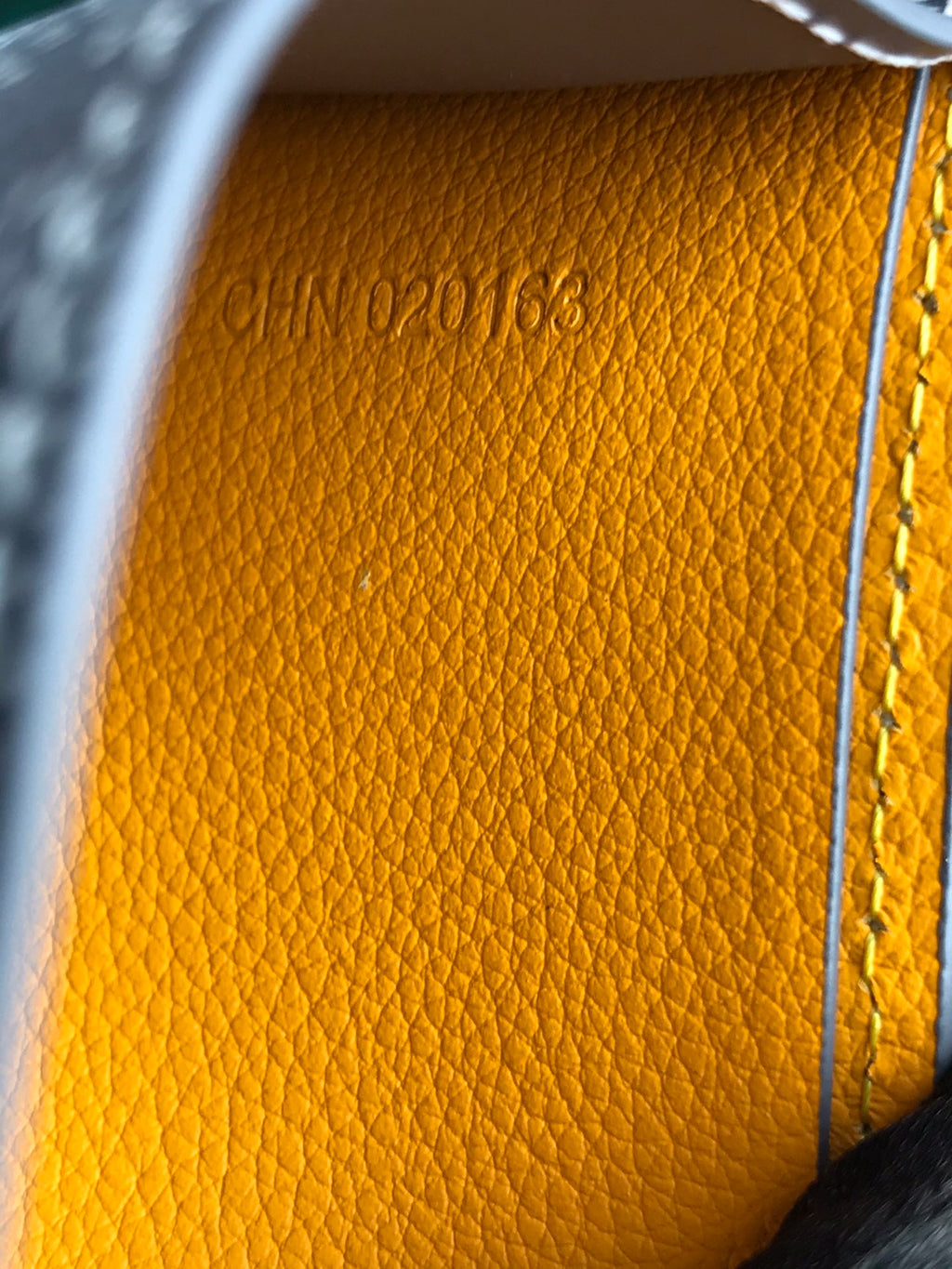 Goyard Victoire Wallet 11cm Grey Canvas & Cafskin