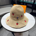 LV Fisherman's Hat Beige in Woven 207170