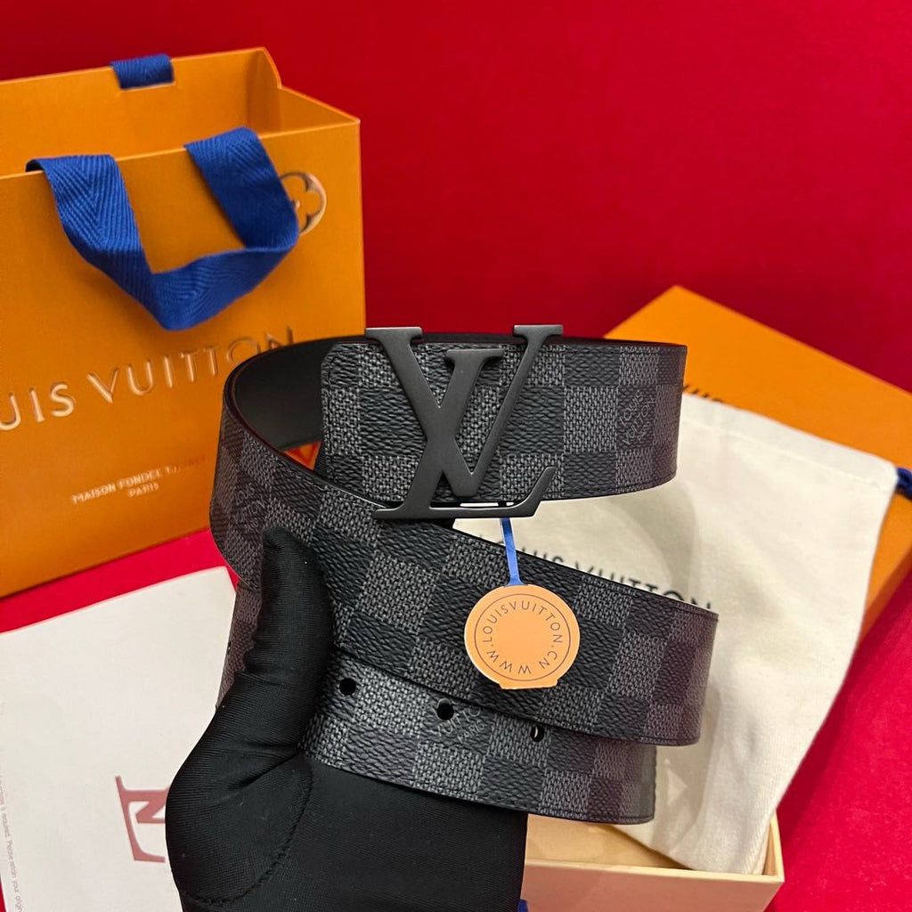 LV Initiales 40mm Reversible Belt Black