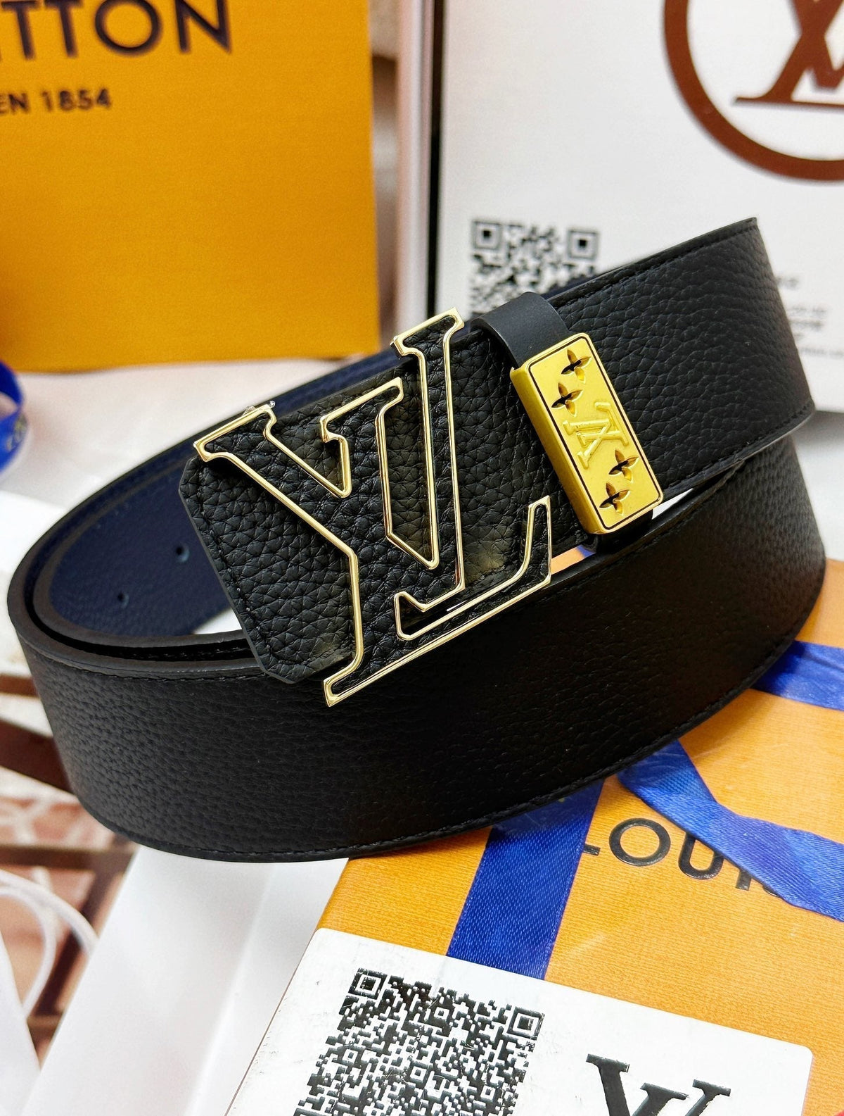 LV 4.0 Belt Star Buckle Grain Leather 200334