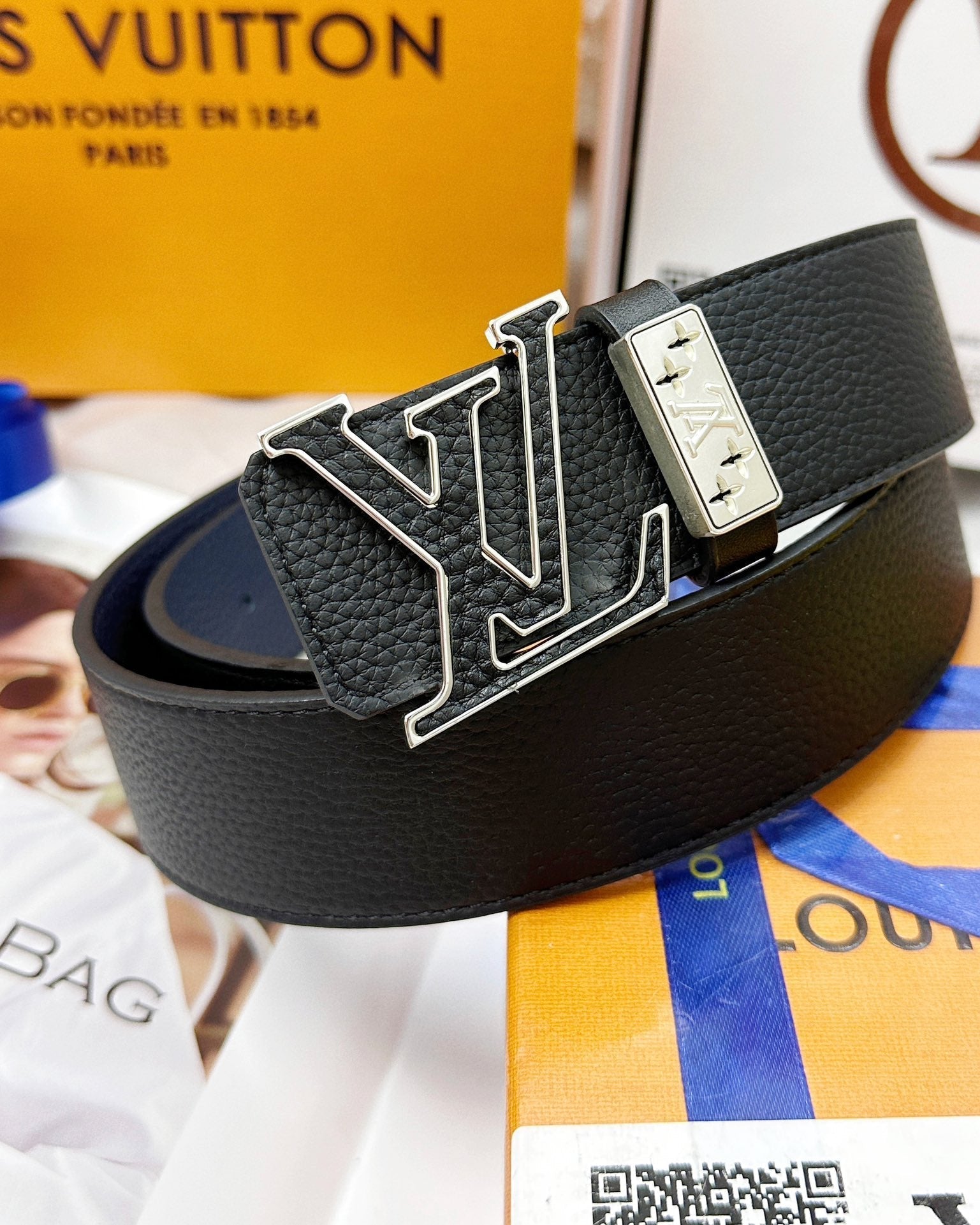 LV 4.0 Belt Star Buckle Grain Leather 200334