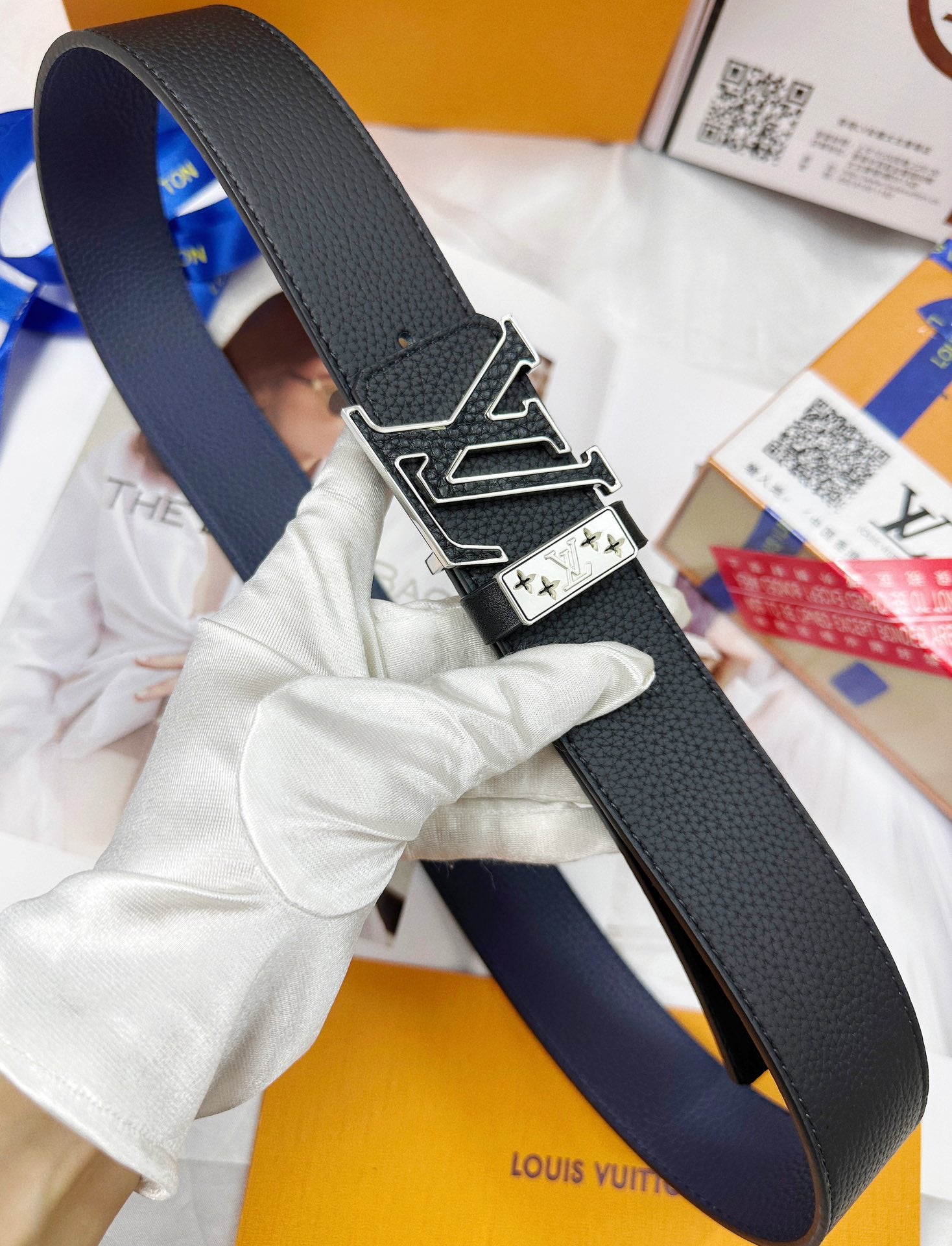 LV 4.0 Belt Star Buckle Grain Leather 200334