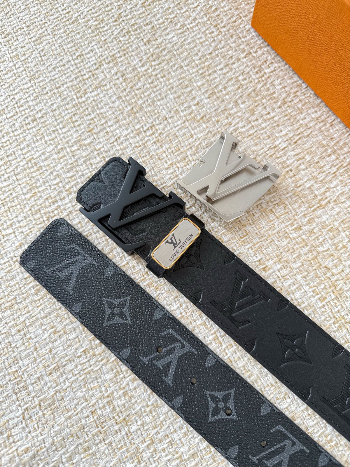 LV 4.0 Belt Star Buckle Embossed Leather 200330