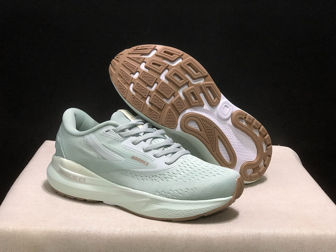 Brooks Adrenaline GTS 24 Support Road Running Shoes Mint Green Cream