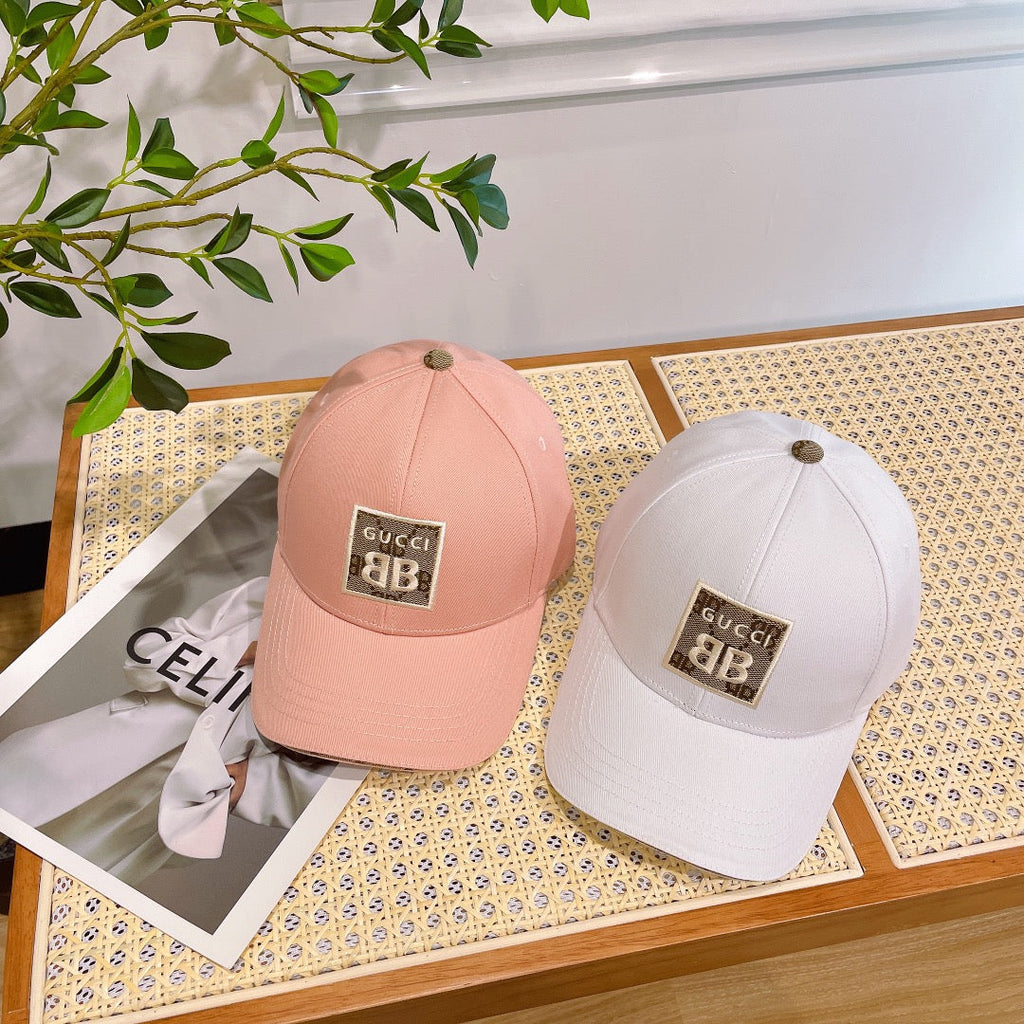 BASEBALL HAT IN PEACHY PINK JACQUARD FABRIC 219953