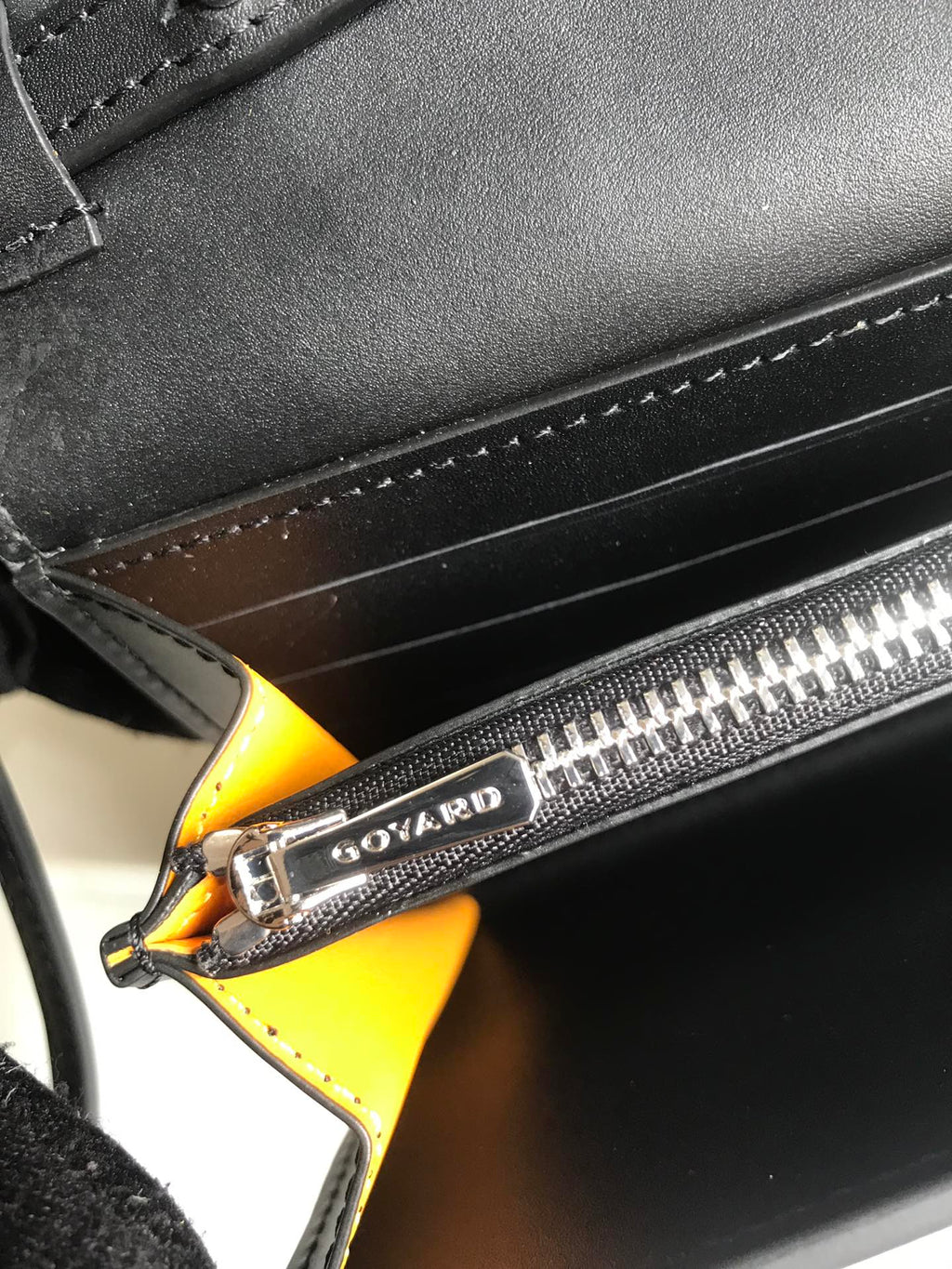 Goyard Varenne Continental Wallet Black Canvas & Calfskin