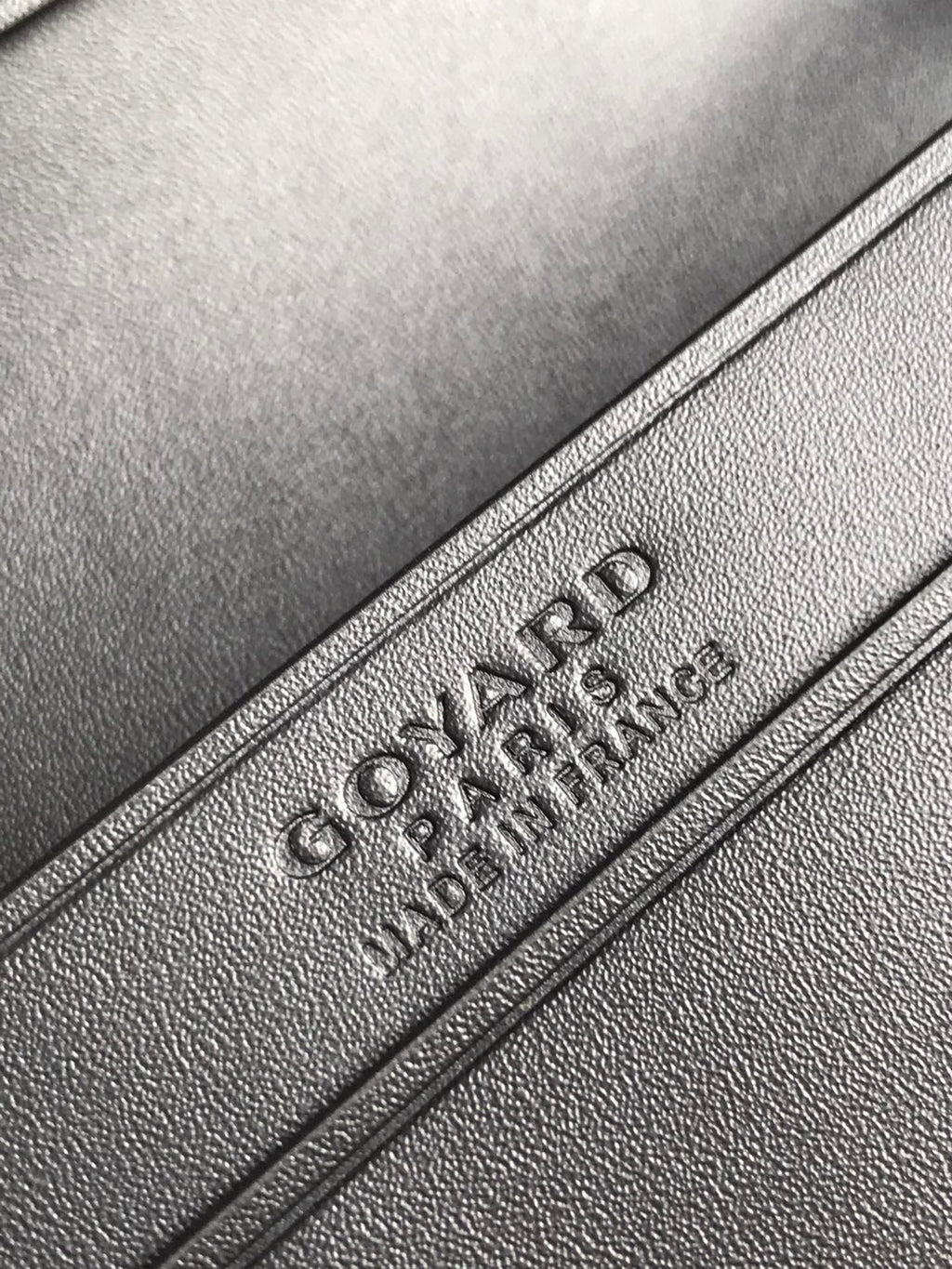 Goyard Malesherbes Card Wallet 10cm Black Red Canvas & Calfskin