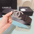 CC Belt 5.0 Brass Hardware Buckle Chocolate Leather 200102