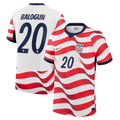 Folarin Balogun 20 USMNT 2026 Home Match Jersey - White, Men