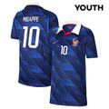 Kylian Mbappé 10 Youth France National Team 2026 Home Jersey - Blue
