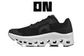 On Run Cloudmonster Void Calle Al Aire Libre Zapatos Black and white