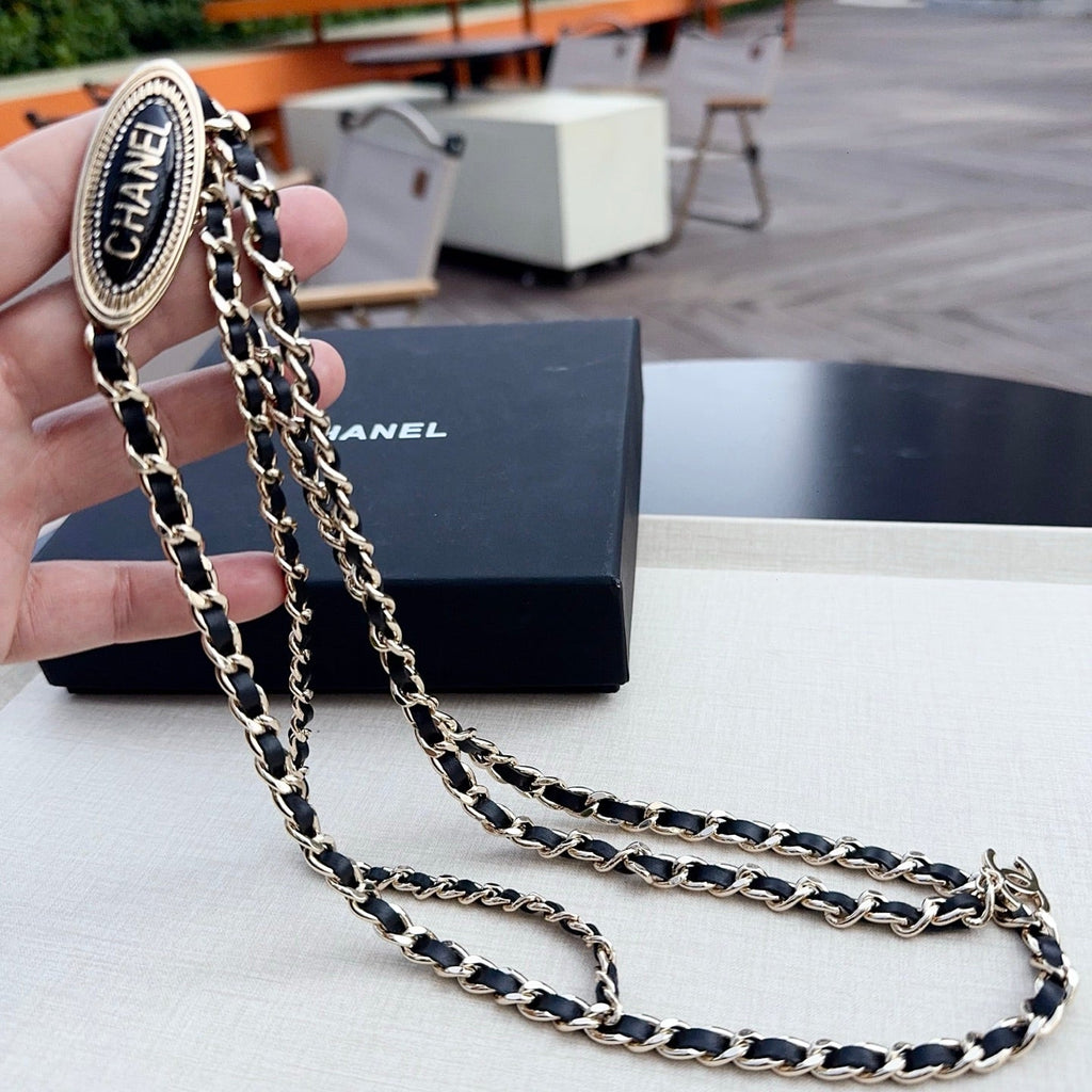 CC Waist Chain With Leather 199996