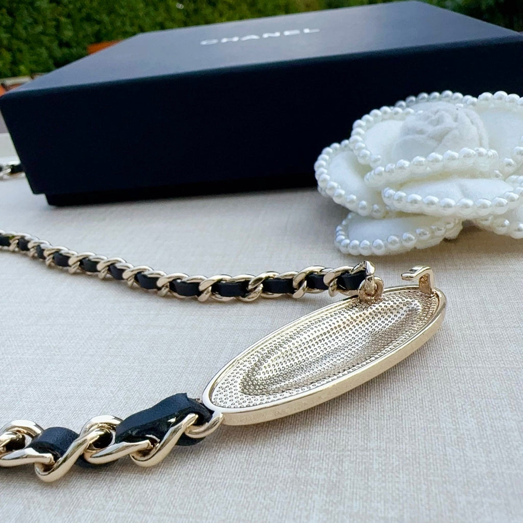 CC Waist Chain With Leather 199996