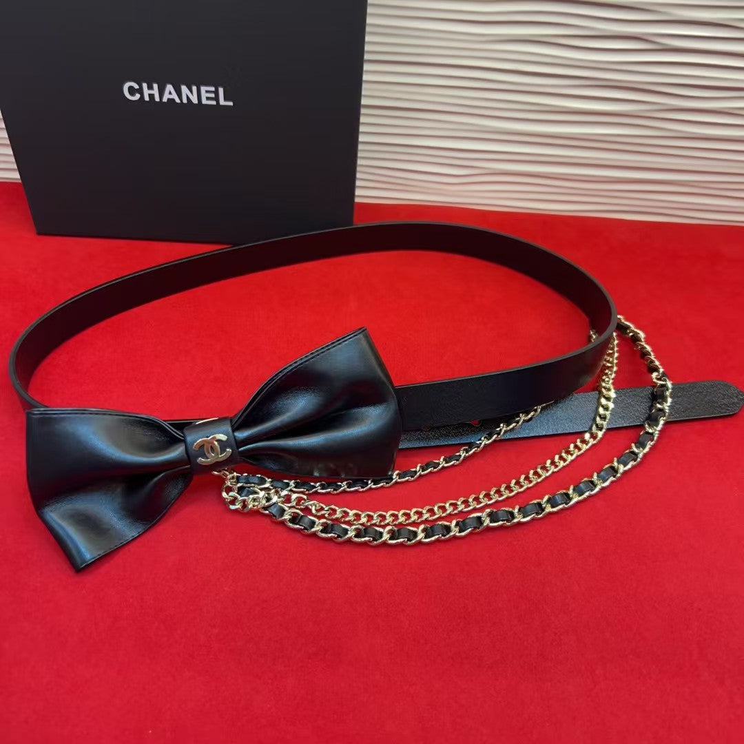 CC FW 2025/26 Pre-Collection Belt Black Leather 194775