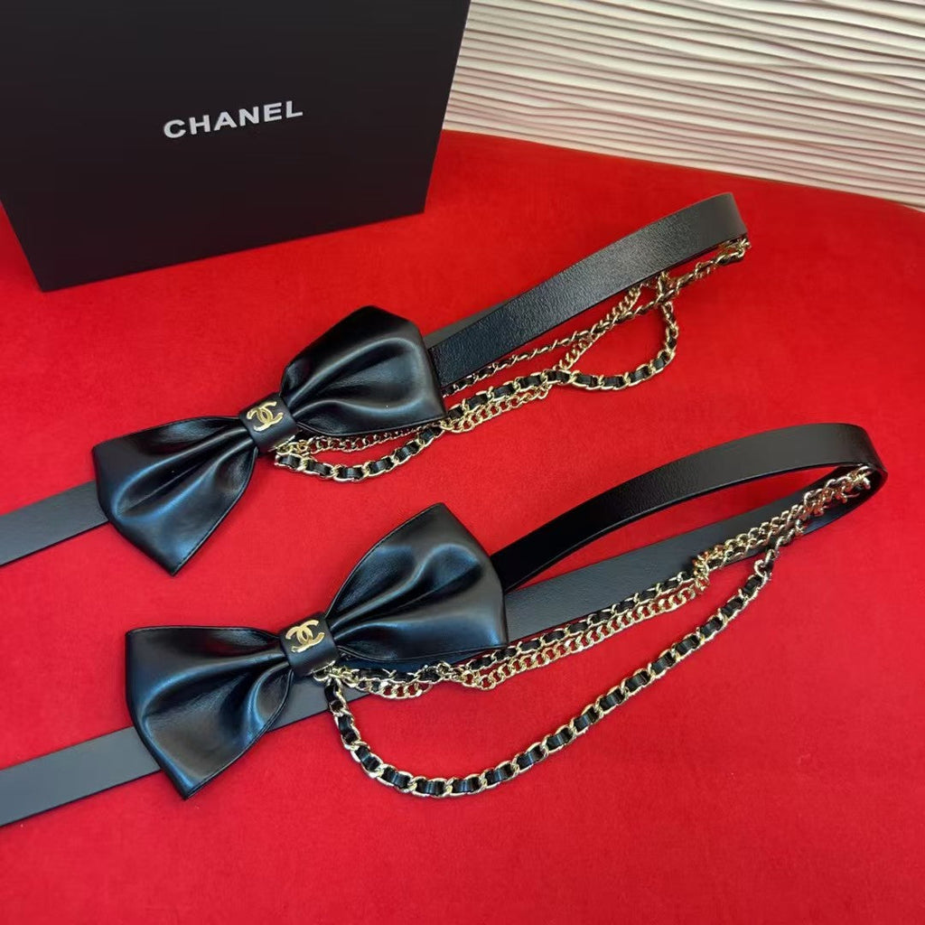 CC FW 2025/26 Pre-Collection Belt Black Leather 194775