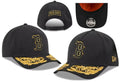 Men's Boston Red Sox New Era x Alpha Industries Black A-Frame 9FORTY Adjustable Hat