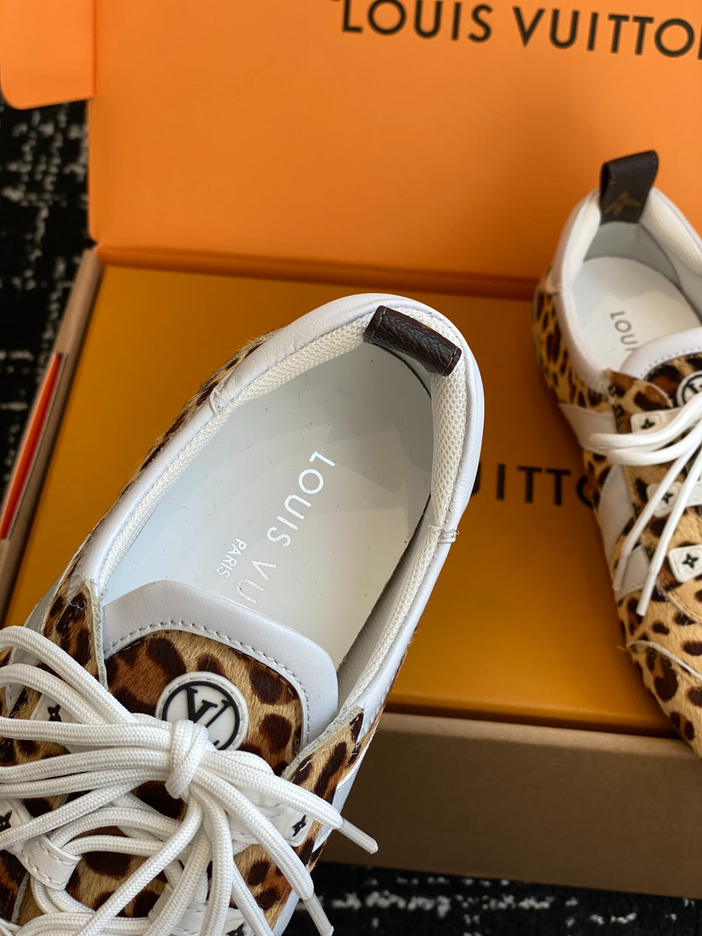 Louis Vuitton Recif Sneaker (Leopard Print/White)