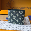 LV Multiple 11.5 Dark Gray Wallet in Montgomery Calfskin 274802
