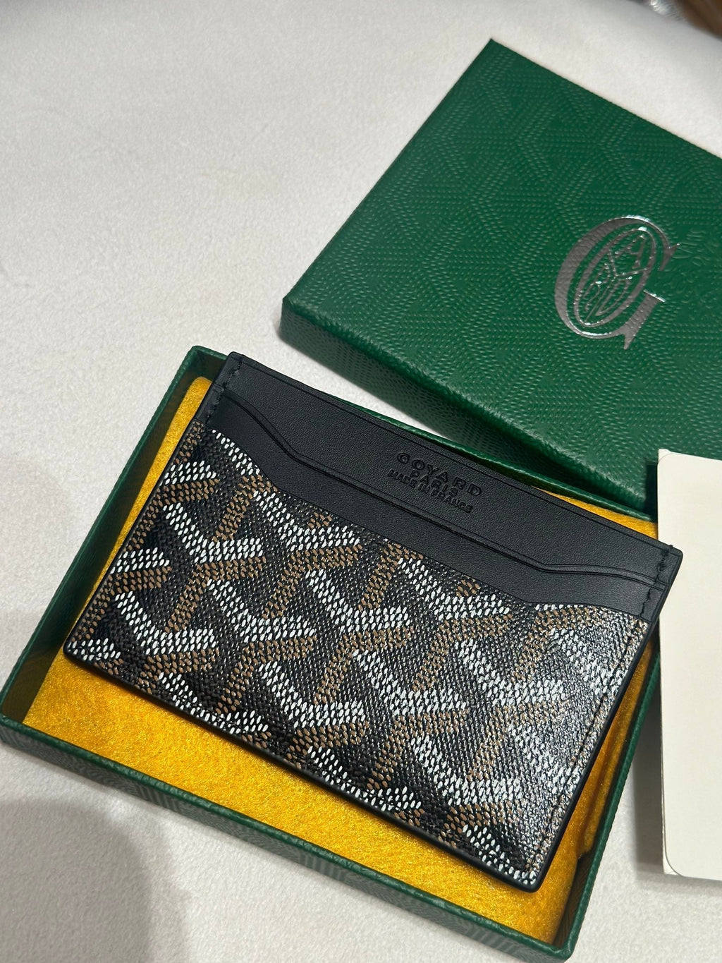 Goya Saint-Sulpice Card Wallet 11cm Black Canvas