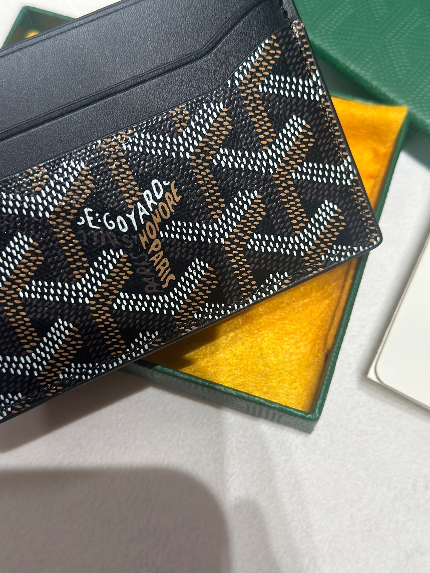 Goya Saint-Sulpice Card Wallet 11cm Black Canvas
