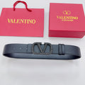 Garavani Reversible VLogo Signature Belt 40mm Full Black Leather 200700