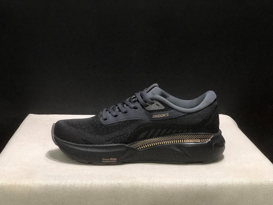 Brooks Adrenaline GTS 24 Support Road Running Shoes Black Rose Gold
