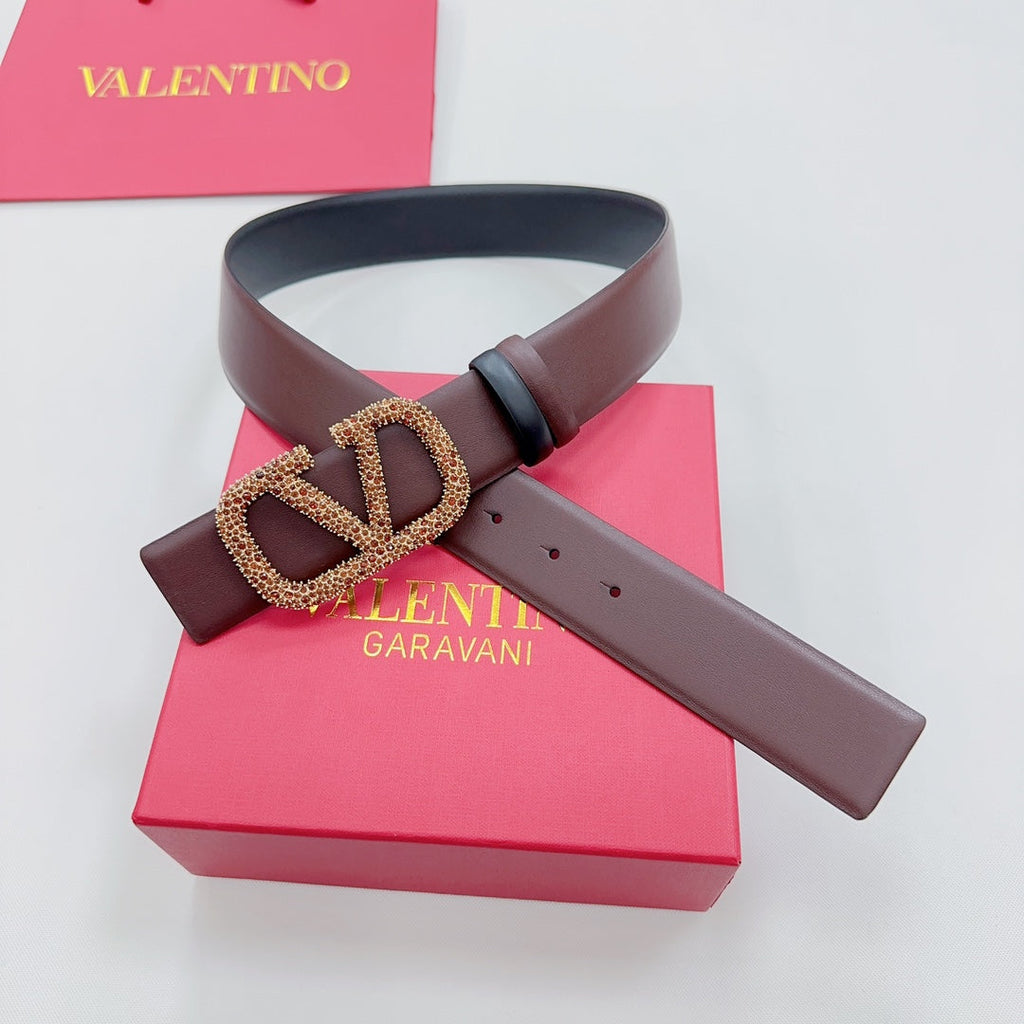 Garavani Reversible VLogo Signature Belt 40mm Black Brown Leather 200701