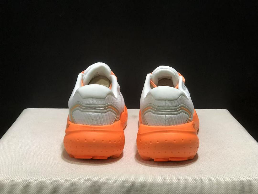 Brooks Glycerin 21 Neutral Road Running Shoes White Orange