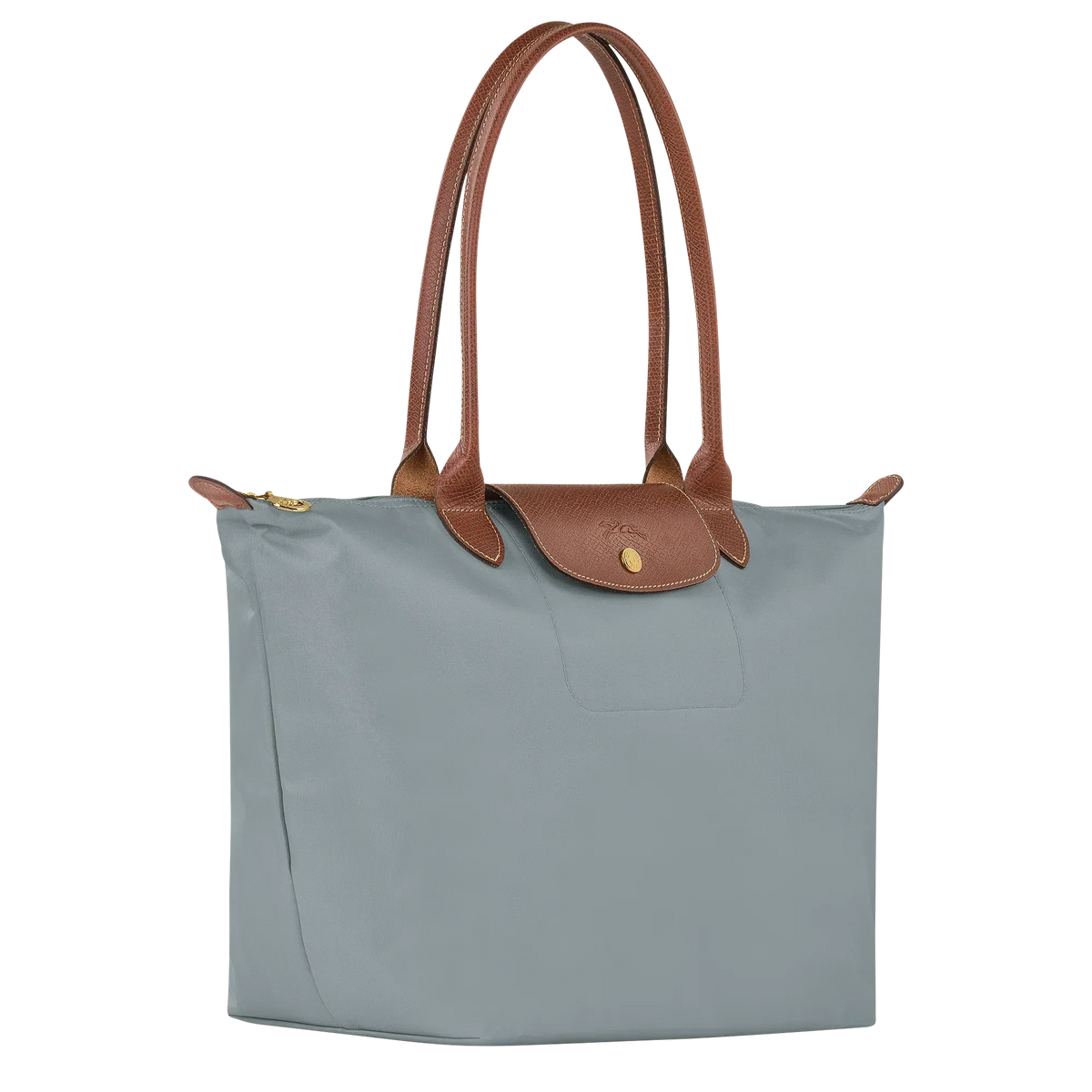 Longchamp - Large Le Pliage Tote, Steel