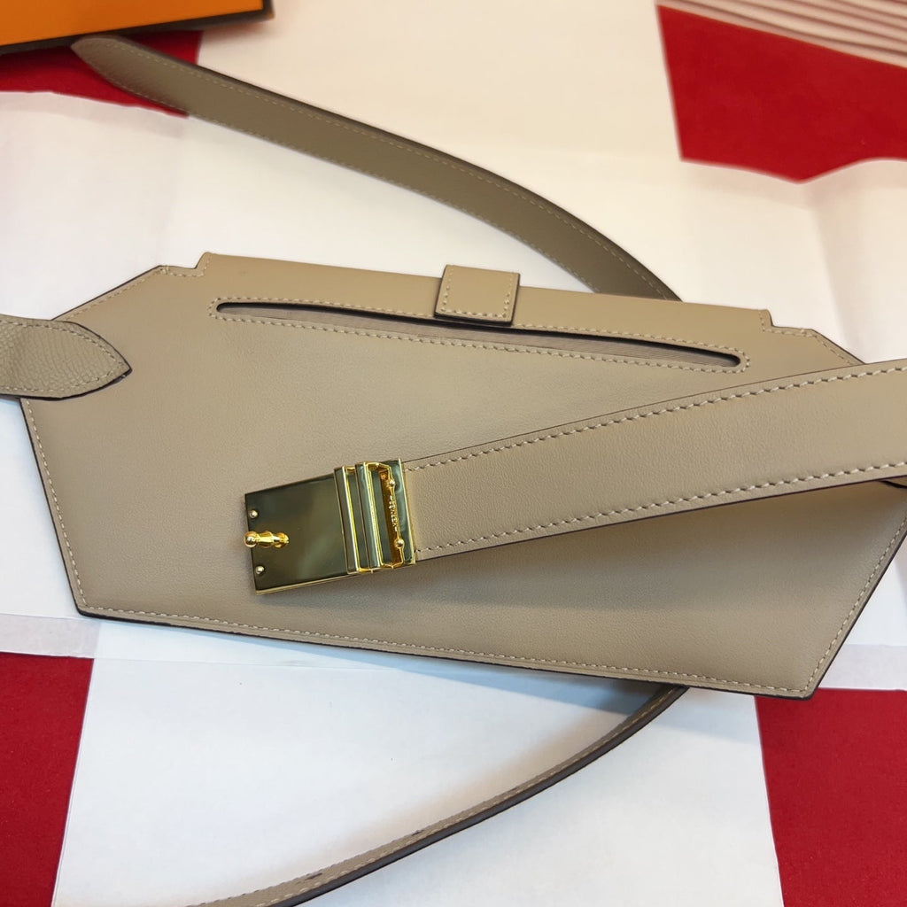 HM Elan Pocket Belt Khahi Gold Calfskin 202787