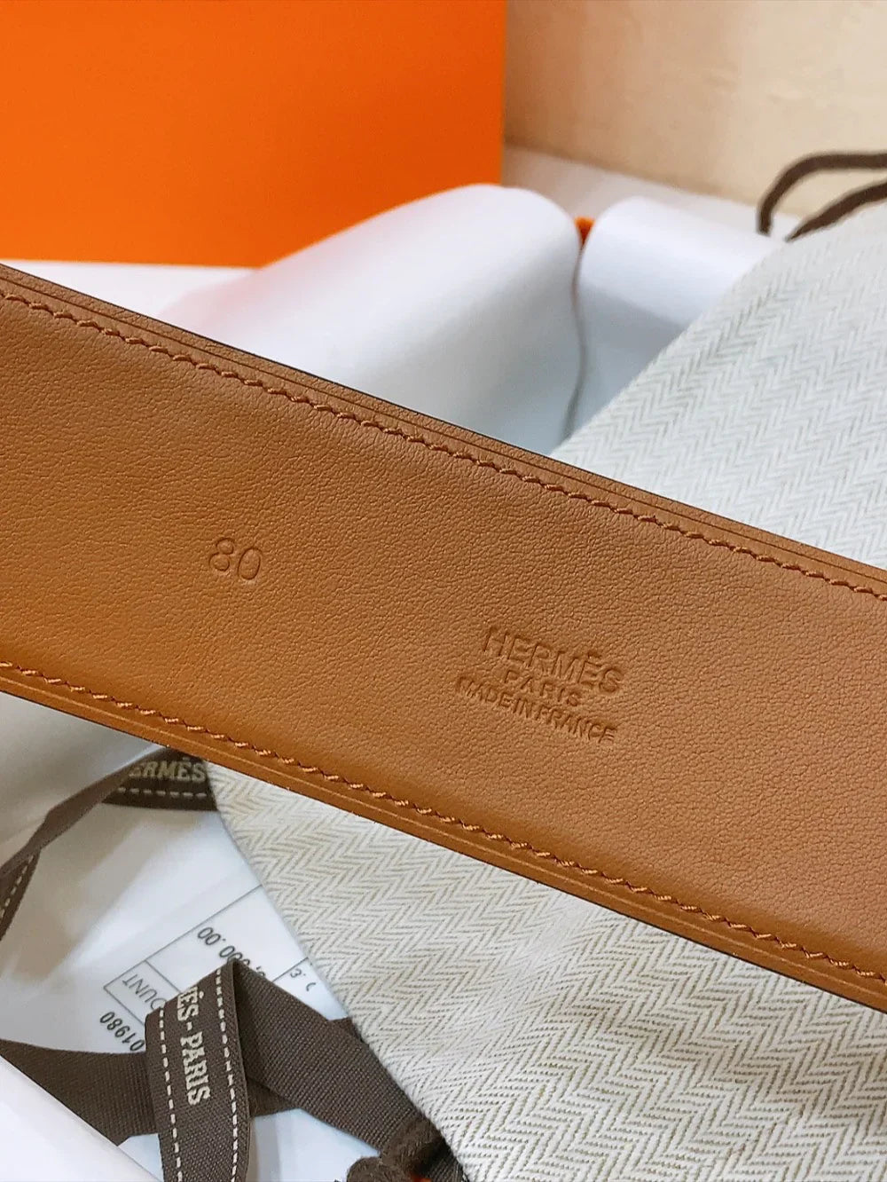 Hermès Collier De Chien 50 Belt Black Epsom Calfskin With Gold-tone Metal Buckle