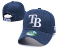 Tampa Bay Rays New Era MLB 9FORTY 940 Adjustable Cap Hat Navy Crown/Visor White/Sky Blue Logo