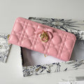CD 2026 Freesia Long Wallet Lambskin