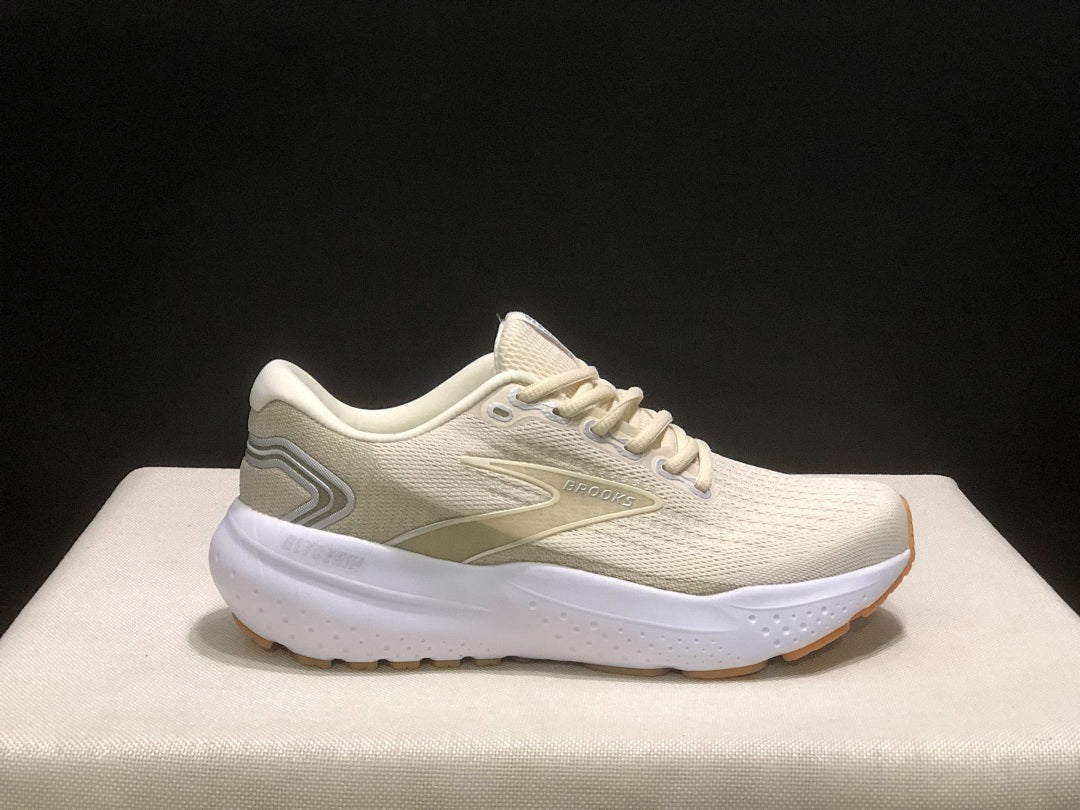 Brooks Glycerin 21 Neutral Road Running Shoes Beige Cream Gum