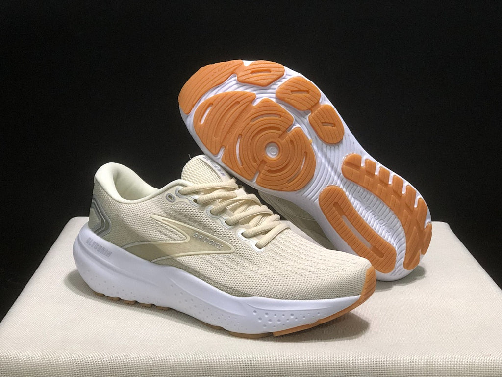 Brooks Glycerin 21 Neutral Road Running Shoes Beige Cream Gum
