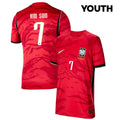 Son Heung-min 7 Youth South Korea National Team 2026 Home Jersey - Red