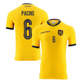 Willian Pacho 6 Ecuador National Team 2026 Home Jersey - Yellow, Men