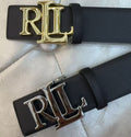 Ralph Lauren Belt 40mm In Black Cafskin