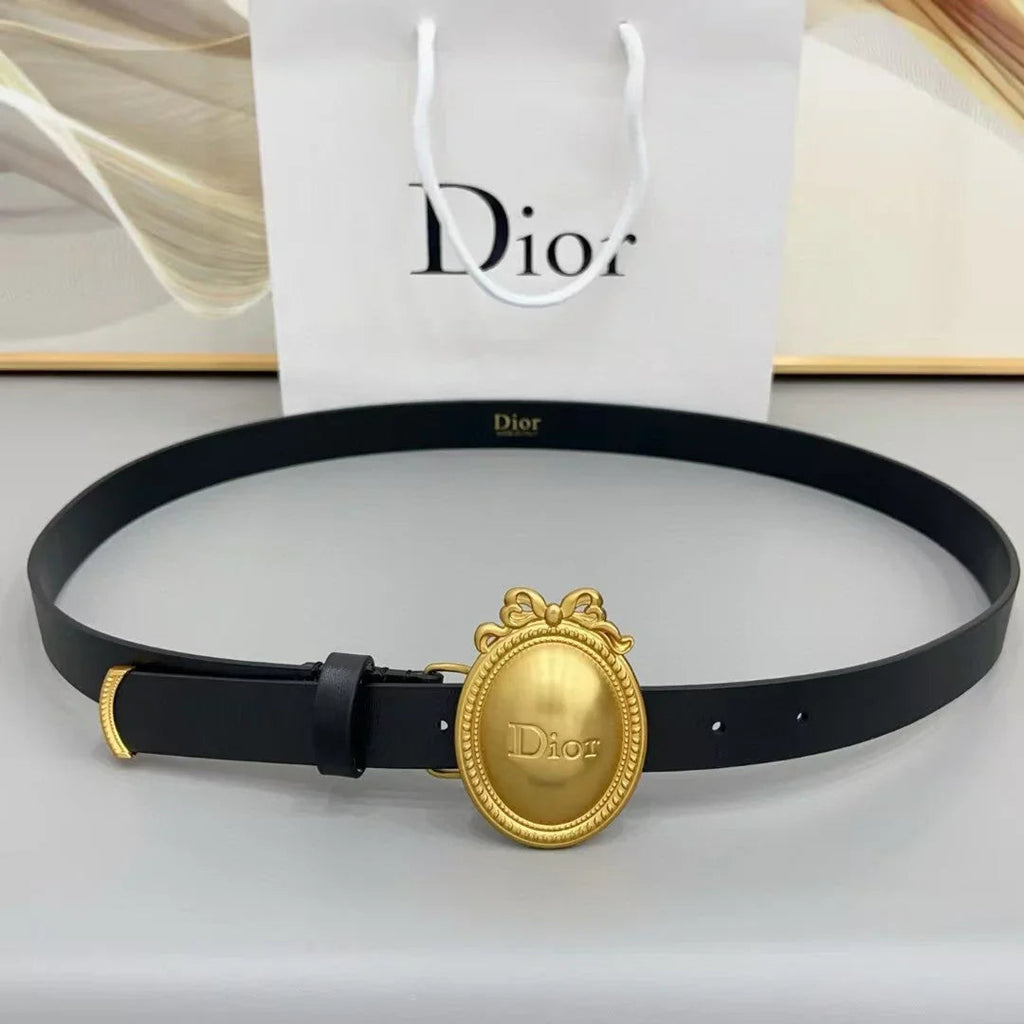 Dior Médaillon Belt 25mm Smooth Calfskin