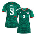 Raúl Jiménez 9 Women's Mexico National Team 2026 Home Jersey - Green