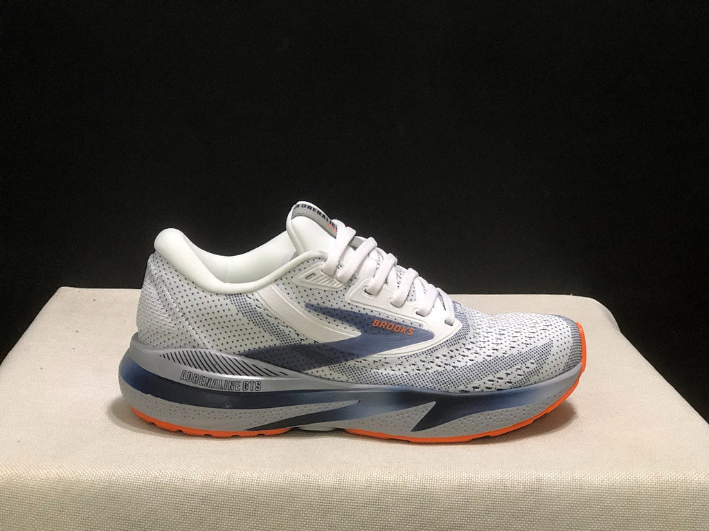 Brooks Adrenaline GTS 24 Support Road Running Shoes White Blue Orange