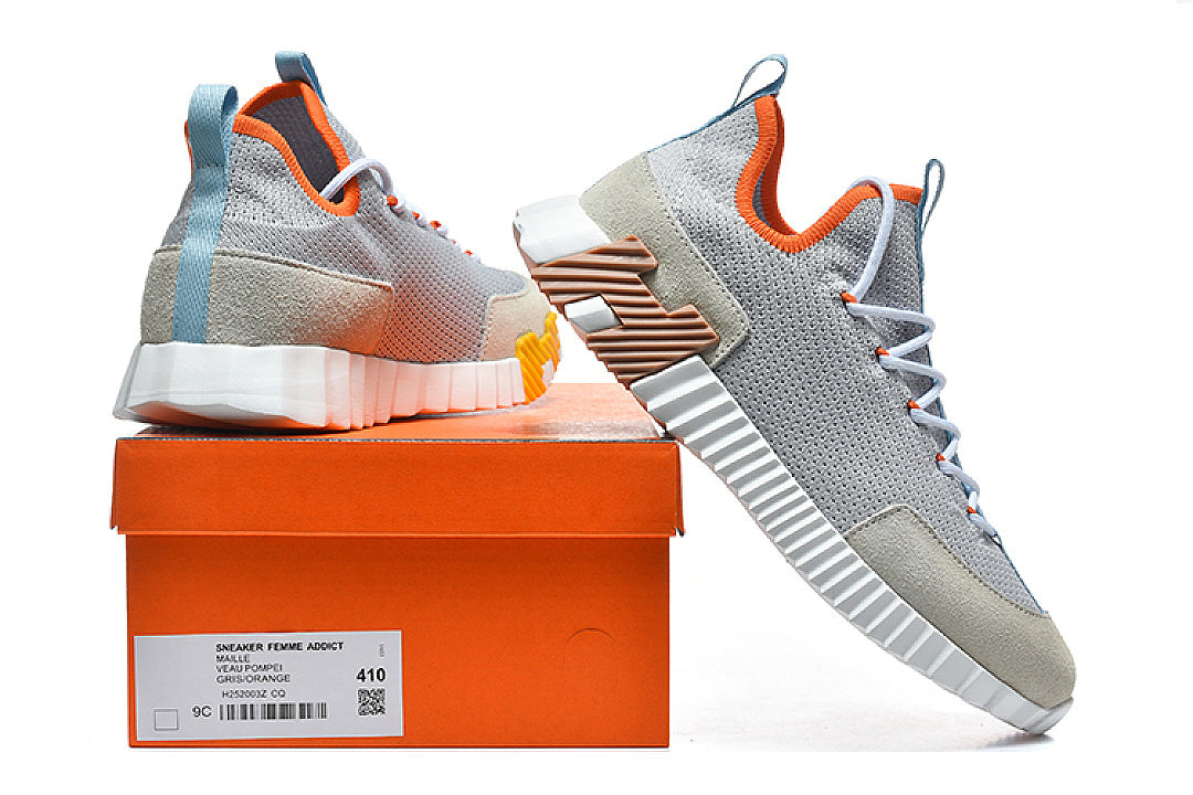Hermès Bouncing Grey/Orange