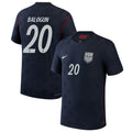 Folarin Balogun 20 USMNT 2026 Away Match Jersey - Blue Men