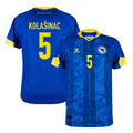 Sead Kolašinac 5 Bosnia and Herzegovina 2026 Home Jersey - Blue, Men